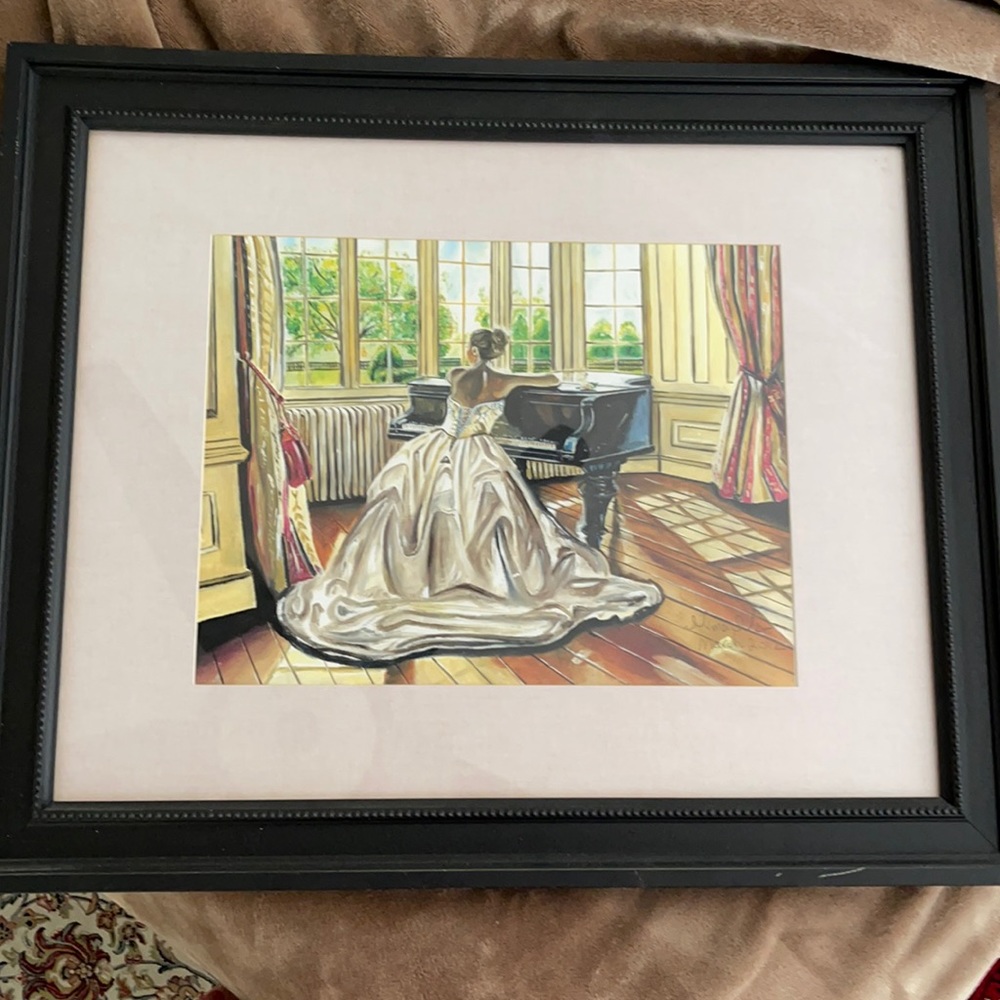 Made by Nima nia.zize 19x23 . The frame is black